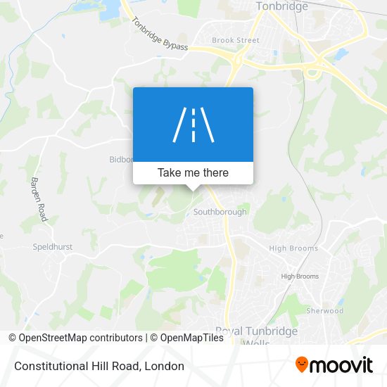 Constitutional Hill Road map