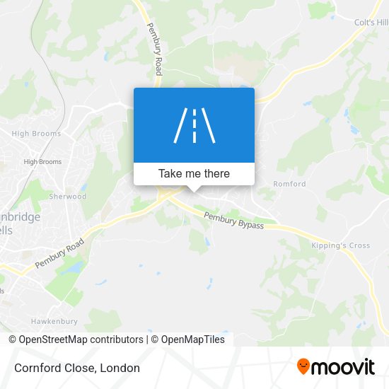 Cornford Close map