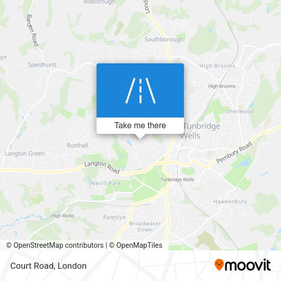 Court Road map