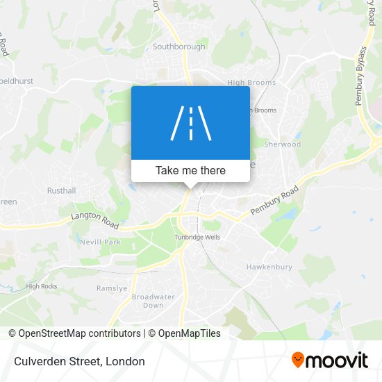 Culverden Street map
