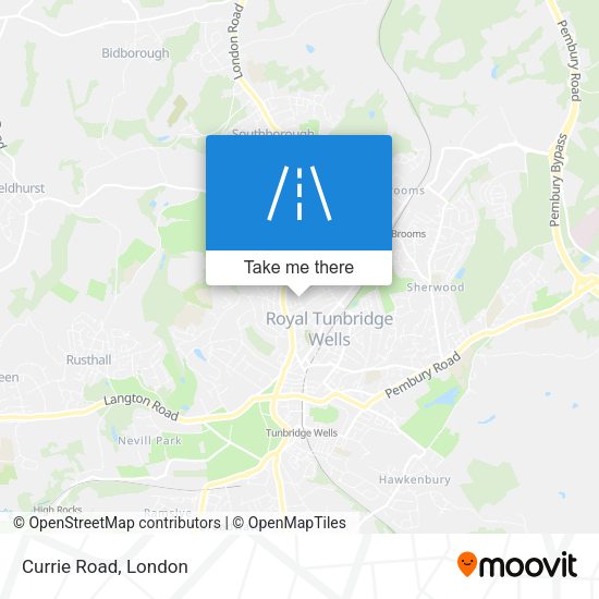 Currie Road map