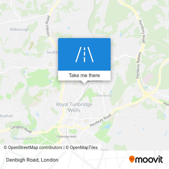 Denbigh Road map