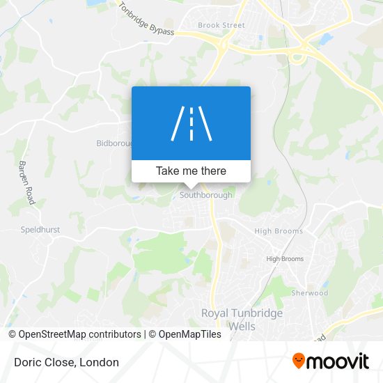 Doric Close map