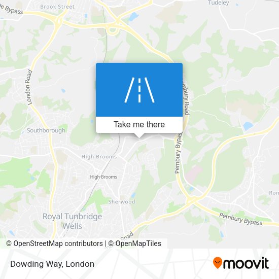 Dowding Way map