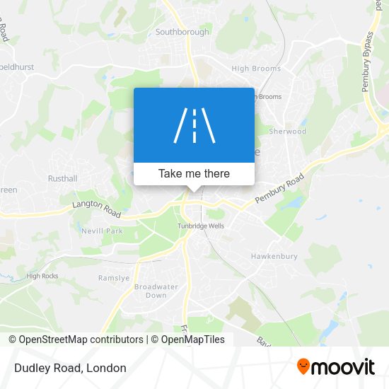 Dudley Road map