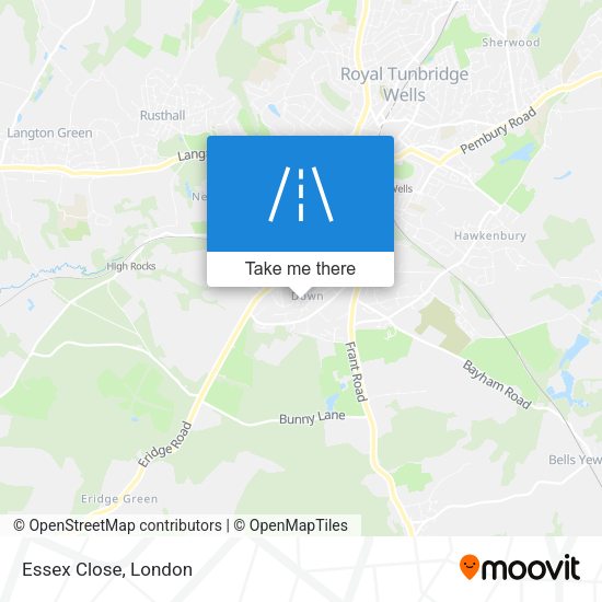 Essex Close map
