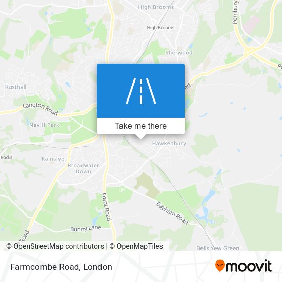 Farmcombe Road map