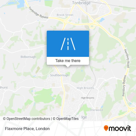 Flaxmore Place map