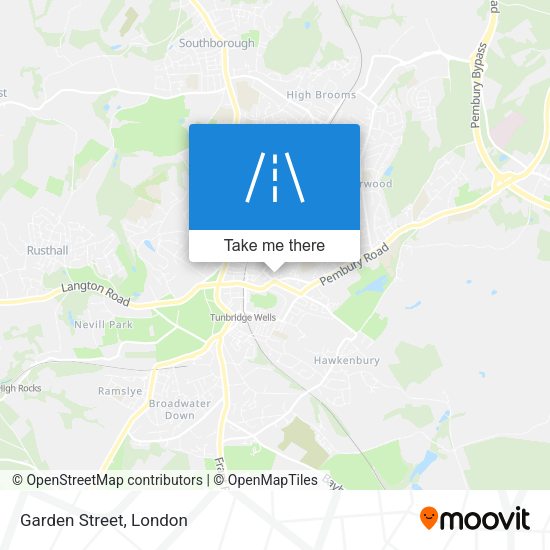 Garden Street map