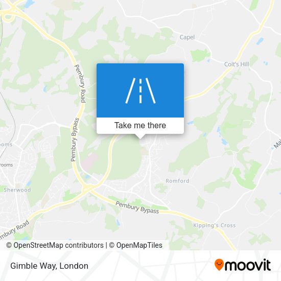 Gimble Way map