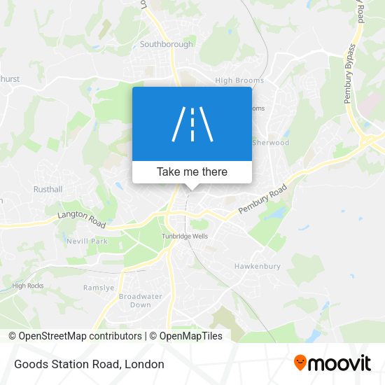 Goods Station Road map