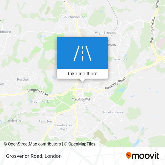 Grosvenor Road map