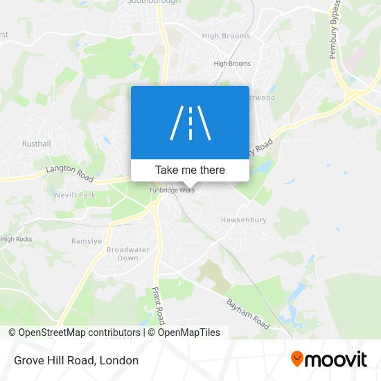 Grove Hill Road map
