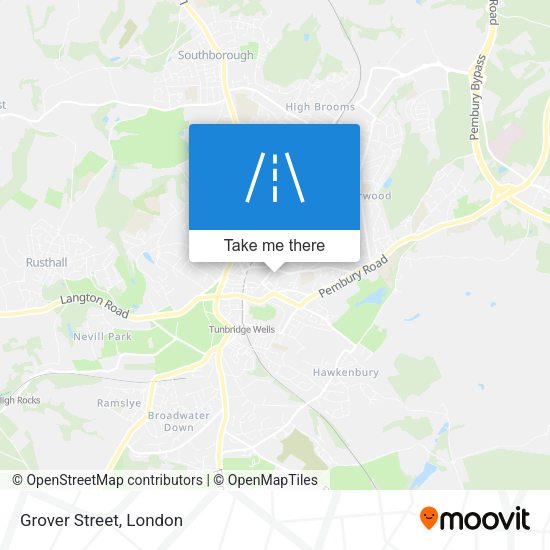 Grover Street map