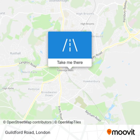Guildford Road map