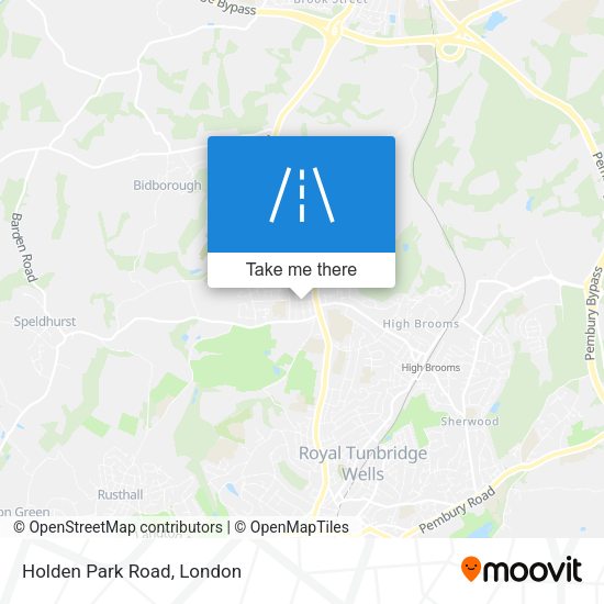 Holden Park Road map