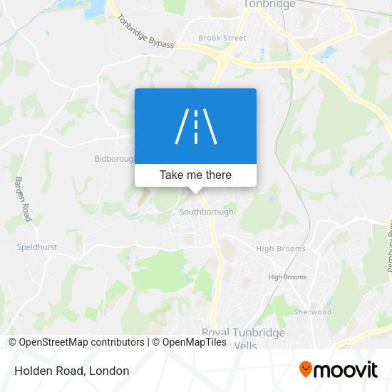 Holden Road map