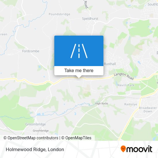 Holmewood Ridge map