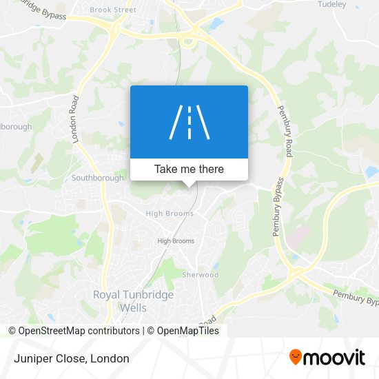 Juniper Close map