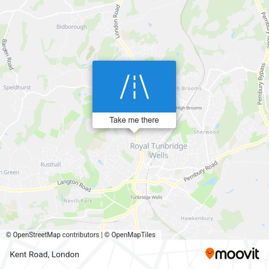 Kent Road map