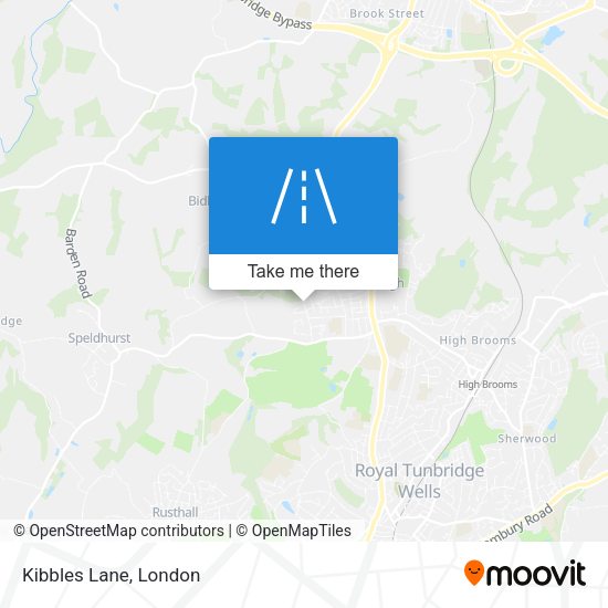 Kibbles Lane map