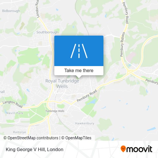 King George V Hill map