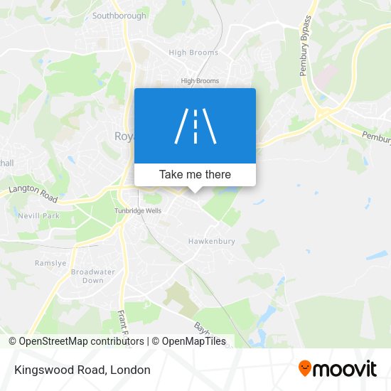 Kingswood Road map