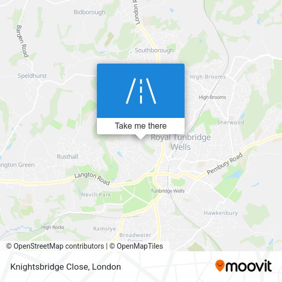 Knightsbridge Close map