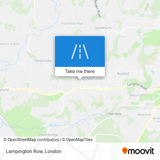 Lampington Row map