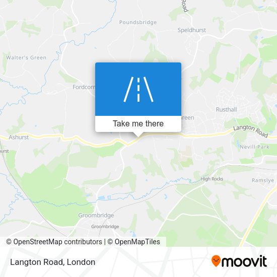 Langton Road map