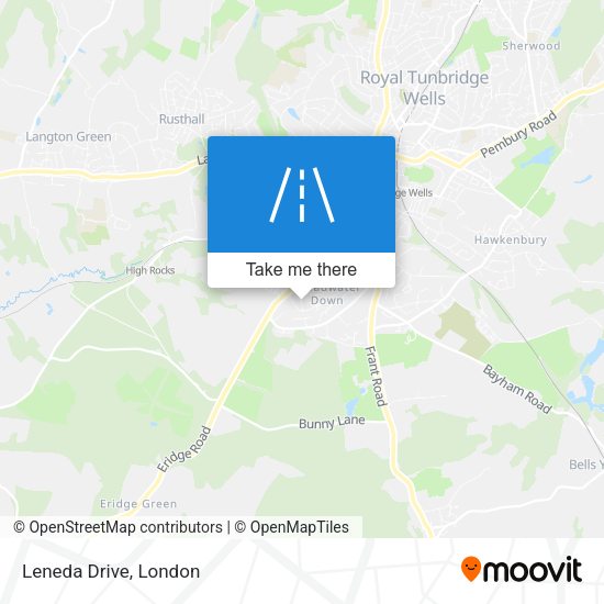 Leneda Drive map