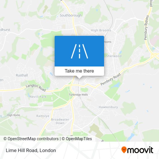Lime Hill Road map