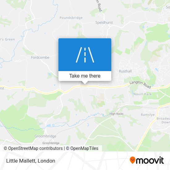 Little Mallett map