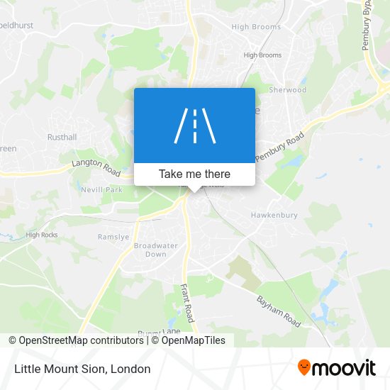 Little Mount Sion map
