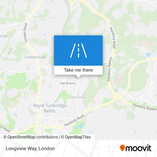 Longview Way map