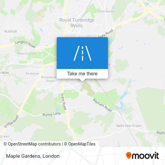 Maple Gardens map