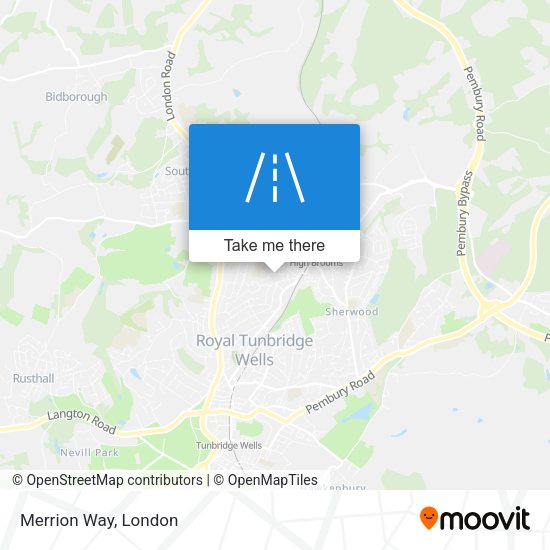 Merrion Way map
