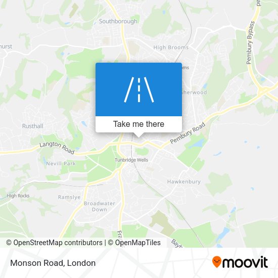Monson Road map
