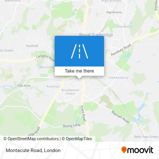 Montacute Road map