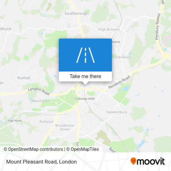Mount Pleasant Road map