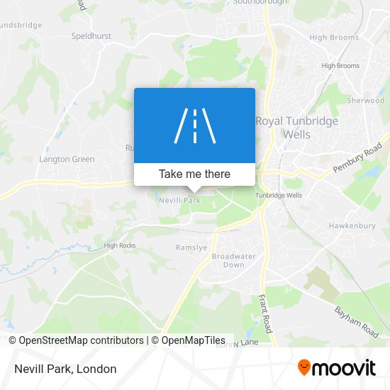 Nevill Park map