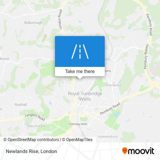 Newlands Rise map