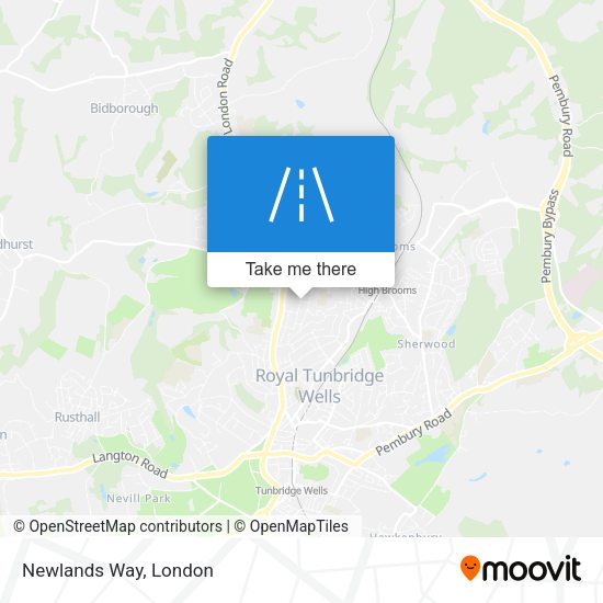 Newlands Way map