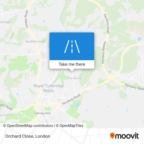 Orchard Close map