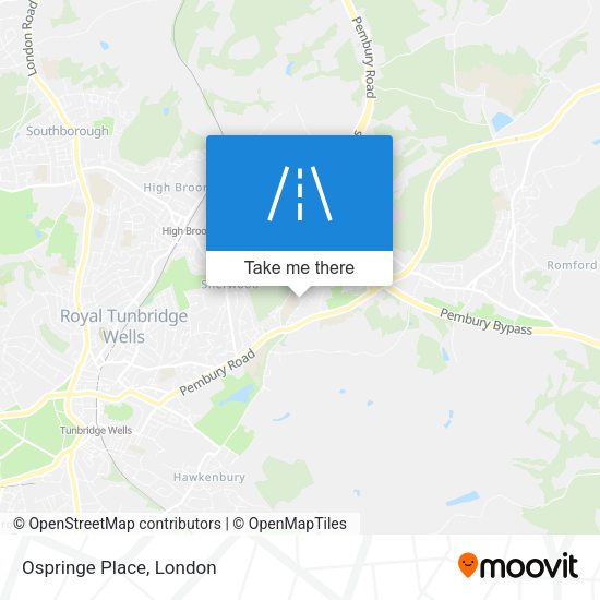 Ospringe Place map