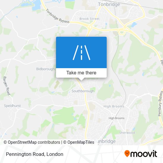 Pennington Road map