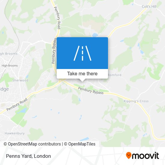 Penns Yard map