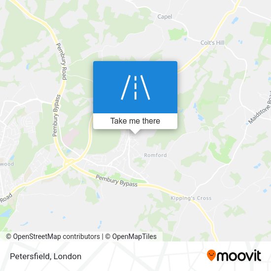 Petersfield map
