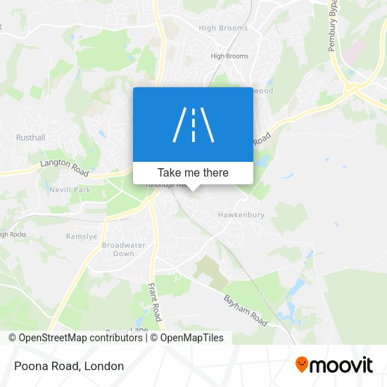 Poona Road map