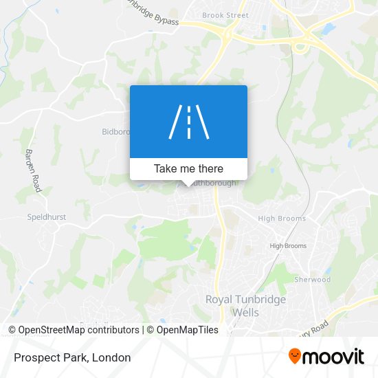 Prospect Park map